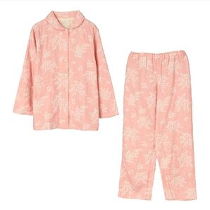 KID BLUE トリプルガーゼベリーJQ ピンク キッドブルー 長袖パジャマ 上下セット
