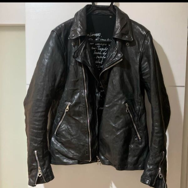 【美品】期間限定出品 バックラッシュ イタリアンダブルショルダーダブルライダース