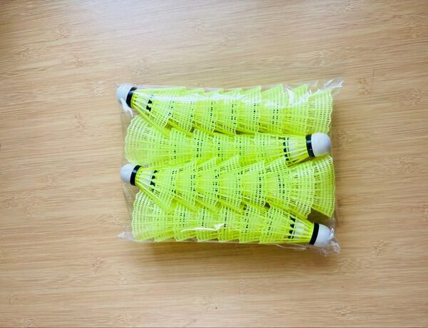 【新品】バドミントン シャトル バッティング 野球 練習 30個 黄色 イエロー