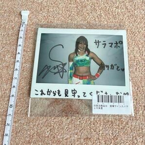 ☆〜7月3日☆ STARDOM スターダム 朱里 直筆サイン入りチェキ