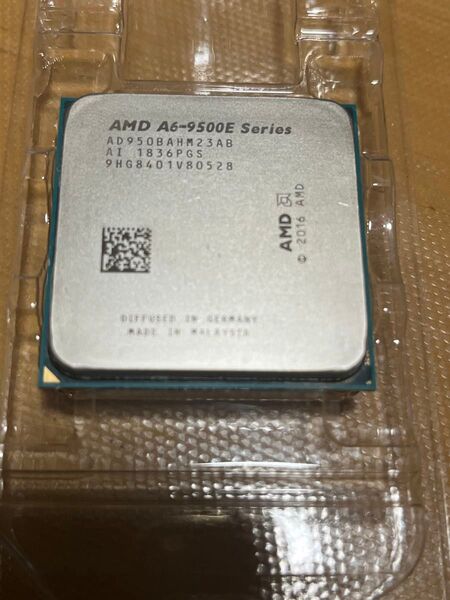 AMD A6-9500E Series CPU AM4 Bristol Ridge CPU Ryzen世代 GPU付き省電力CPU