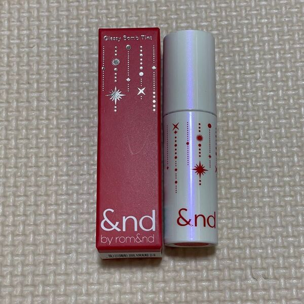 アンドバイロムアンド グラッシーボムティント HL01 レッドフレーク &nd by rom &nd