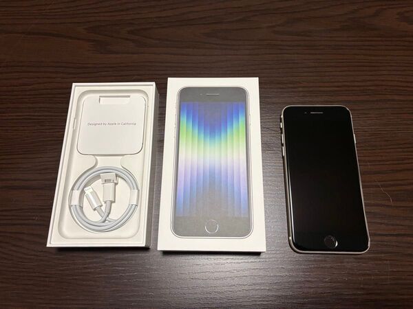 SIMフリー iPhoneSE 第3世代 スターライト 128GB