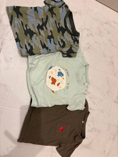 3着まとめ売り 90 半袖 Tシャツ