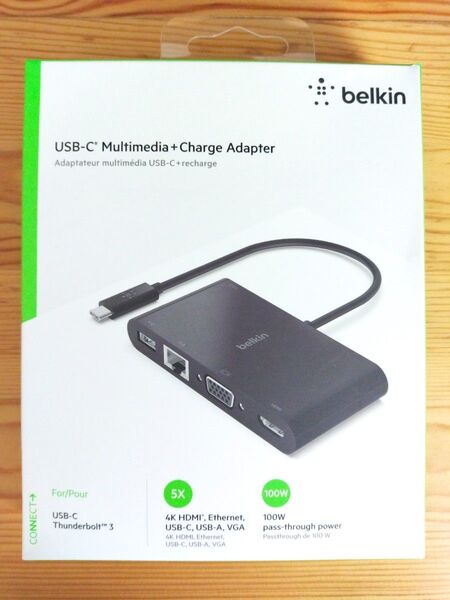 べルキン マルチメディア USB 100W PD 変換アダプタ