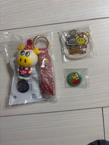 ロピア専用カートキー ロピア カートキー キーホルダー 缶バッジ