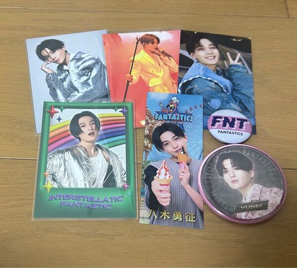 fantastics 八木勇征 トレカ 缶バッジ