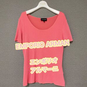 送料込 ARMANI アルマーニ 半袖Tシャツ カットソー Lサイズ トップス