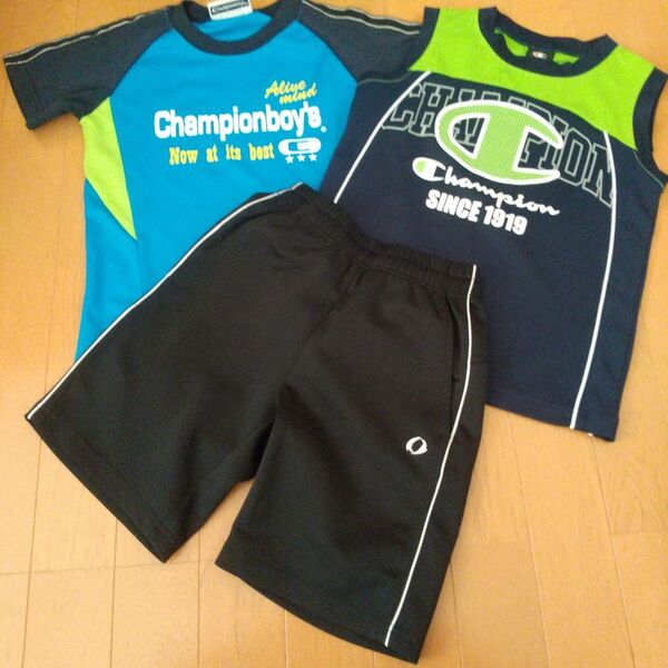 Champion 半袖Tシャツ 120cm Champion タンクトップ 120cm~IGNIO ハーフパンツ 120cm