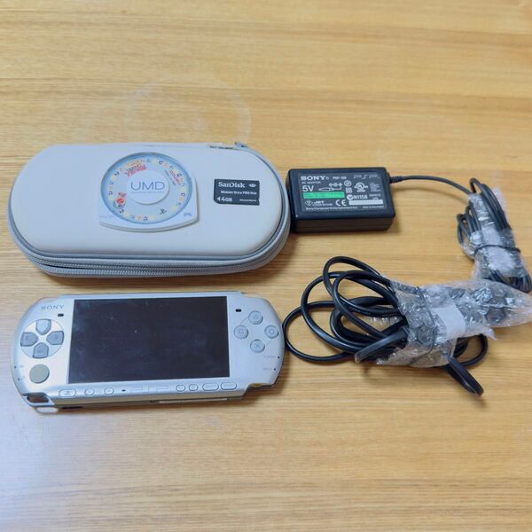 SONY PSP-3000 シルバー 本体 周辺機器