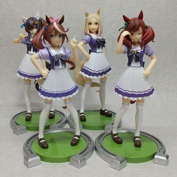 ウマ娘 プライズフィギュア 4体まとめ売りトウカイテイオー ナイスネイチャ ダイタクヘリオス ナリタトップロード 詰め合わせ