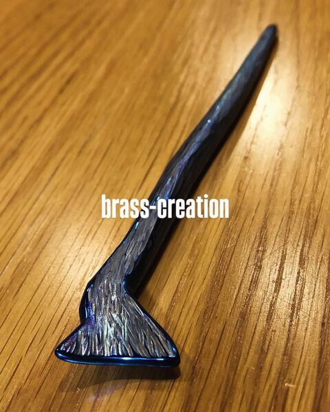 titanium hair sticks “mermaid tail” かんざし 簪 ヘアスティック