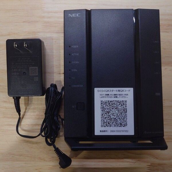 動作確認済 aterm wg2600hm4 無線LANルーター NEC Wi-Fiルーター