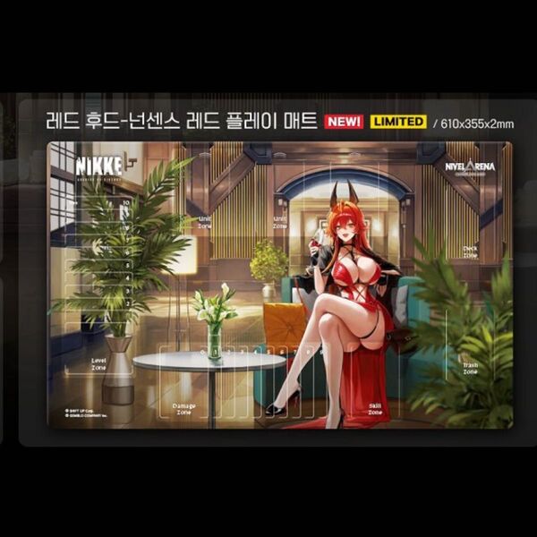 勝利の女神 NIKKE レッドフード プレイマット 韓国限定品 ニベルアリーナ nivel arena