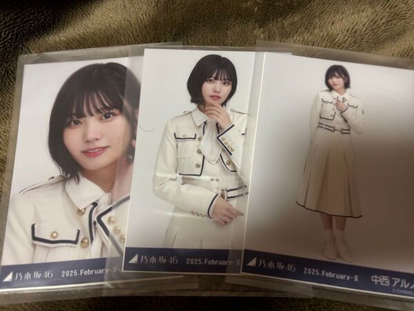 乃木コレ 生写真 乃木坂46 バーコード付き 中西アルノ