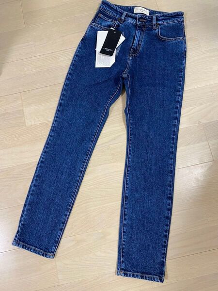 【新品未使用タグ付】MaxMara WEEKEND デニムパンツ 36サイズ クロップド シガレットパンツ マックスマーラ