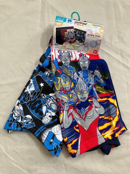 ウルトラマン ウルトラヒーローズ きゃらふるインナー 2枚組 ボクサーパンツ バンダイ