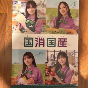クリアファイル JAグループ 乃木坂46 国消国産