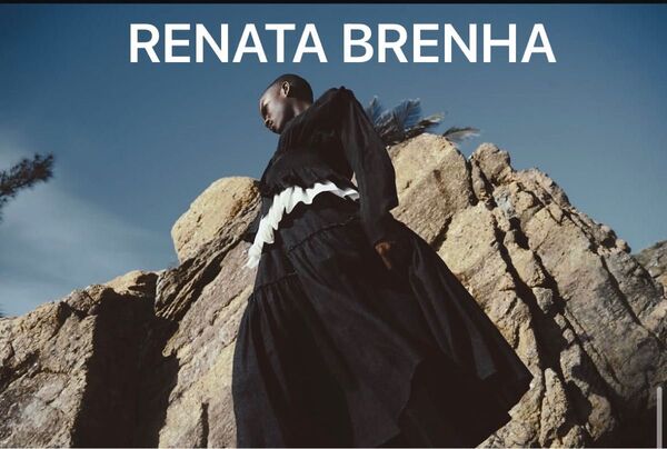 RENATA BRENHA レナータブレナ ロングスカート モノトーン super A market 購入 定価11万 ナイロン