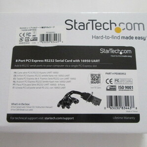 ★新品★StarTech★PCIe接続 RS-232C 8ポート増設I/Fカード★PEX8S952