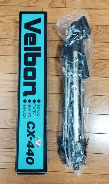 《新品》Velbon ベルボン CX-440 三脚(箱、取扱説明書付き)日本ベルボン精機社製