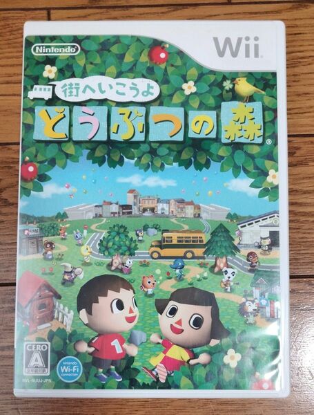 【Wii】 街へいこうよ どうぶつの森 説明書付き・動作確認済み 任天堂Nintendo Wii