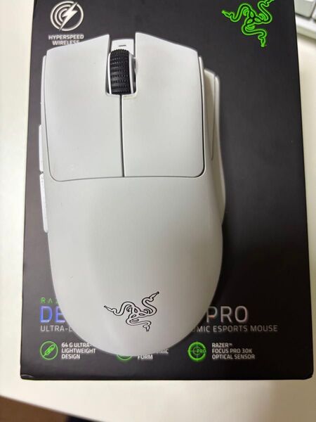 Razer DeathAdder V3 Pro White ゲーミングマウス