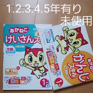 算数 漢字 計算 自宅保管 小学生 1年 2年3年 4年 5年 ドリル スキル 光村教育図書 あかねこ 教材