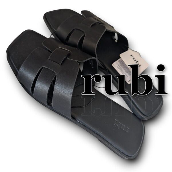 新品/未使用/タグ付き《rubi》サンダルミュール 日本未発売/入手困難【24~25㎝】Australia Singapore
