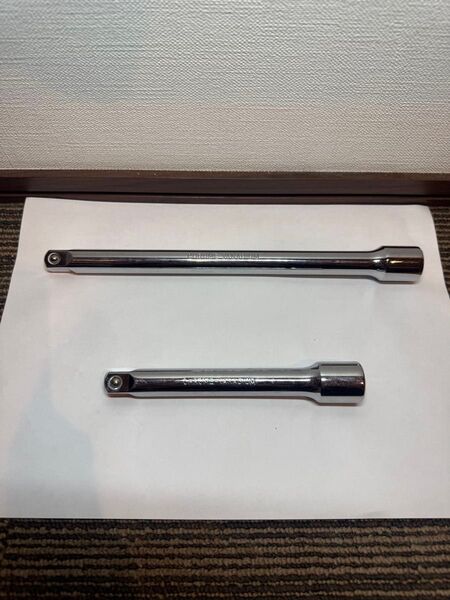 2本セット 未使用 エクステンションバー 全長250mm 150mm 差込角 1/2 (12.7mm) エクステ 車 整備 建機