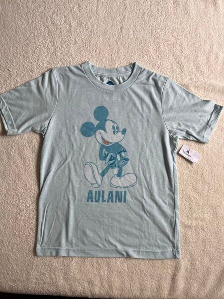 ハワイアウラニ限定 ミッキーマウス Tシャツ 水色 ディズニー キッズ SMサイズ
