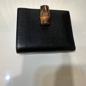 GUCCI バンブー2つ折り革財布