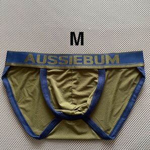 AUSSIEBUMメンズハイレグブリーフ Mサイズ メッシュ素材 涼感、薄手、軽量、速乾性、快適感