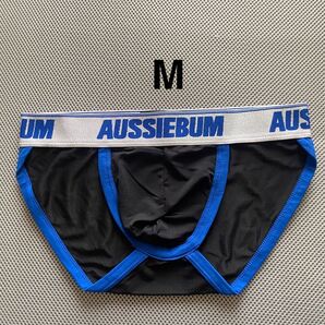 AUSSIEBUMメンズハイレグブリーフ Mサイズ メッシュ素材 涼感、薄手、軽量、速乾性、快適感