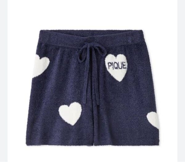 ジェラピケ ホットスムーズィーハートJQDショートパンツ(NVY-F)