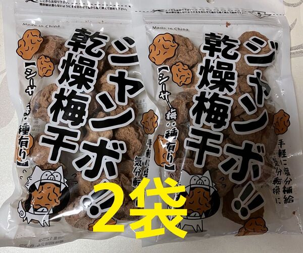 ジャンボ乾燥梅干し【125g×2袋】シーサー梅
