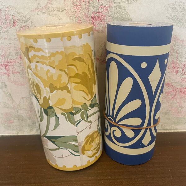 新品&開封済 2点 Laura Ashley 壁紙ボーダー 10m 花柄