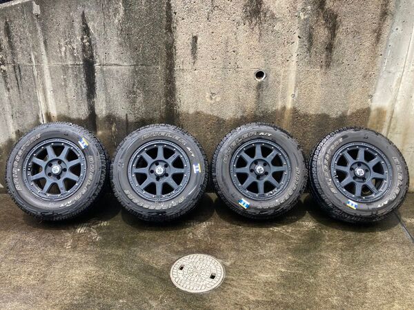 美品 直接引取可 デリカD5 タイヤ ホイールセット 225/70R16 MLJ