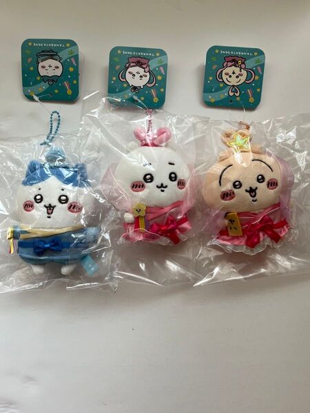 ちいかわ 七夕だねマスコット ちいかわ ハチワレ うさぎ 3種セット 非売品 ショッパー パジャマステッカー