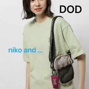 DOD niko and … ニコアンド ショルダーバッグ エコバッグ ベージュ