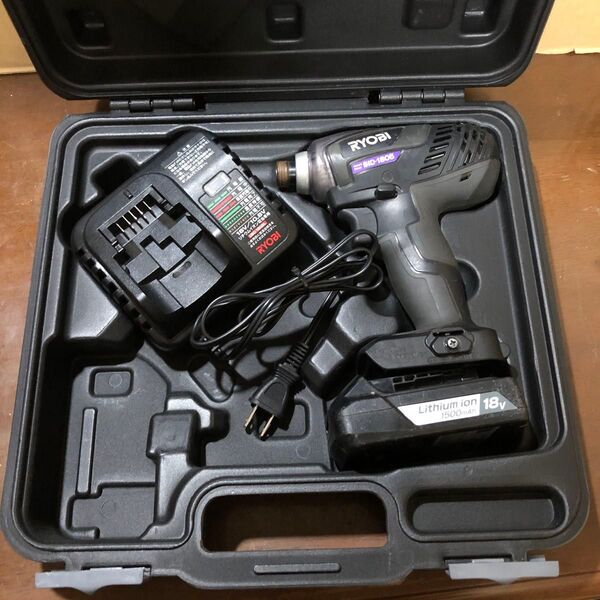 RYOBI(kyocera)インパクトドライバー BID-1805 バッテリー 充電器セット