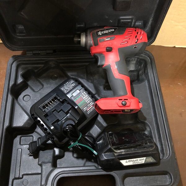 kyocera(RYOBI)BID1805現行モデル18v充電器バッテリー付