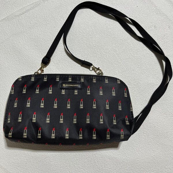 Artisan&Artist ショルダーウォレット リップスティック柄 未使用品