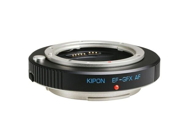 KIPON EF-GFX AF 電子マウントアダプター 手ブレ補正オートフォーカス対応 キヤノンEFレンズ→GFXボディ