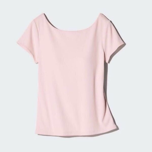 ユニクロUNIQLO エアリズムコットンローバックブラTシャツ L