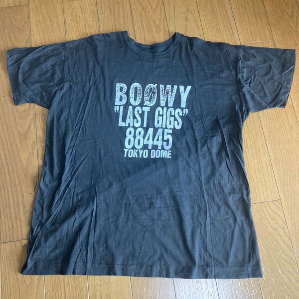 BOOWY ボーイ LAST GIGS 東京ドーム Tシャツ