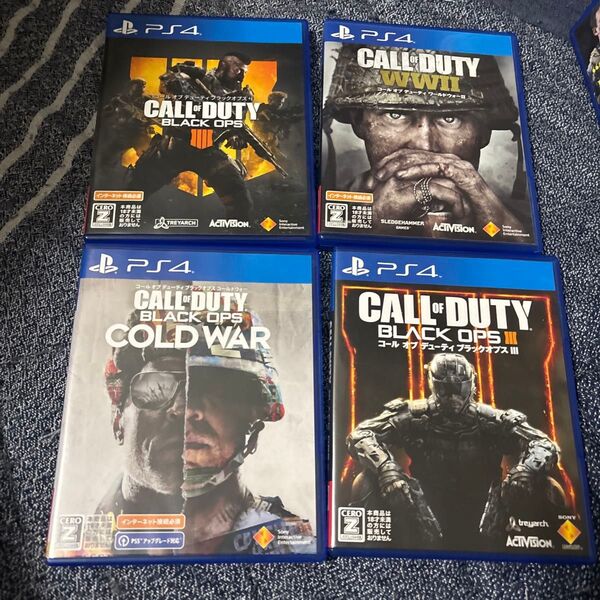 【PS4】 コール オブ デューティ ブラックオプス コールドウォー ブラックオプス3+4 WW2 4本セット