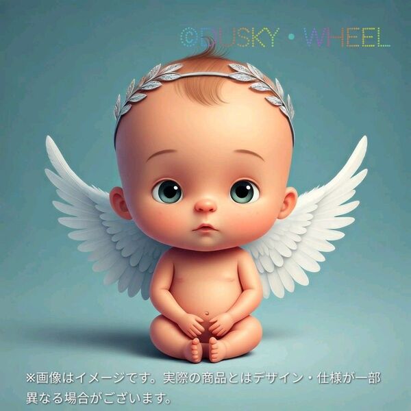 ニューボーンフォト 天使の羽 ヘアバンド ベビーフォト 新生児 撮影