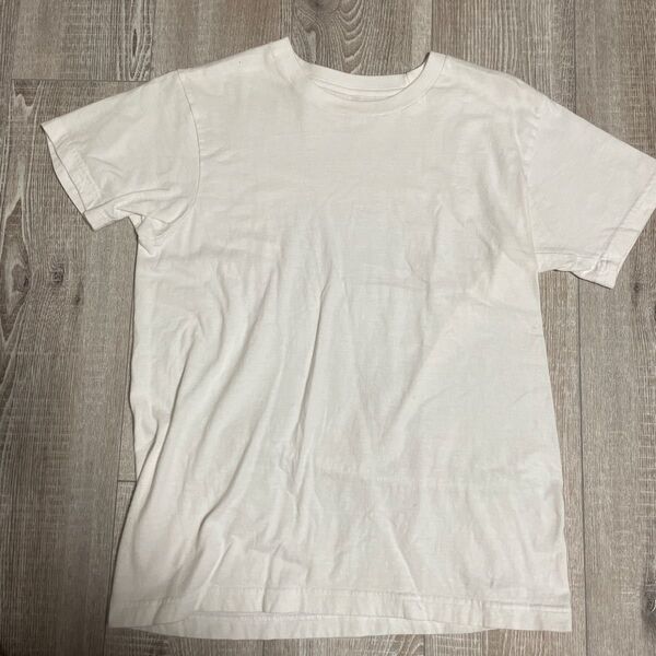 Hanes 100%コットン Tシャツ Sサイズ ホワイト 白 半袖 無地 Tシャツ カットソー