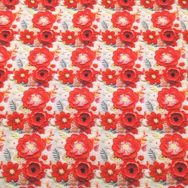 ラスト1点 ♯108 3D 生地 布 ハンドメイド 洋裁 立体 パッチワーク 手芸